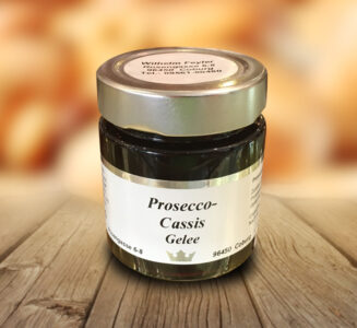 Fruchtaufstrich Prosecco Johannisbeeren