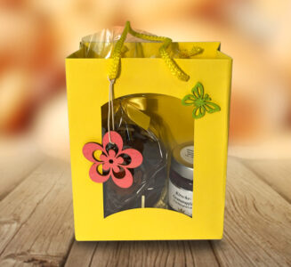 Geschenktasche "Sonnige Grüße"
