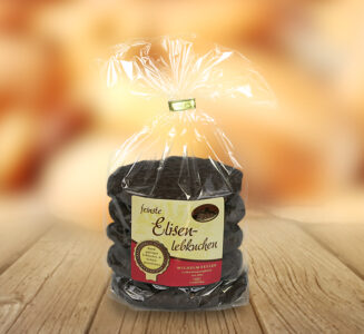 Elisenlebkuchen mit Schokolade Rüschenpackung, 300 g