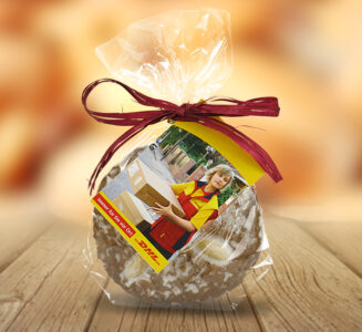 Elisenlebkuchen mit Firmen Tag