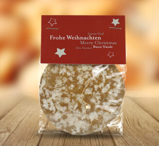 Lebkuchen mit Werbeanbringung