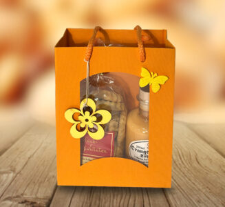 Geschenktasche "Fruchtige Grüße"